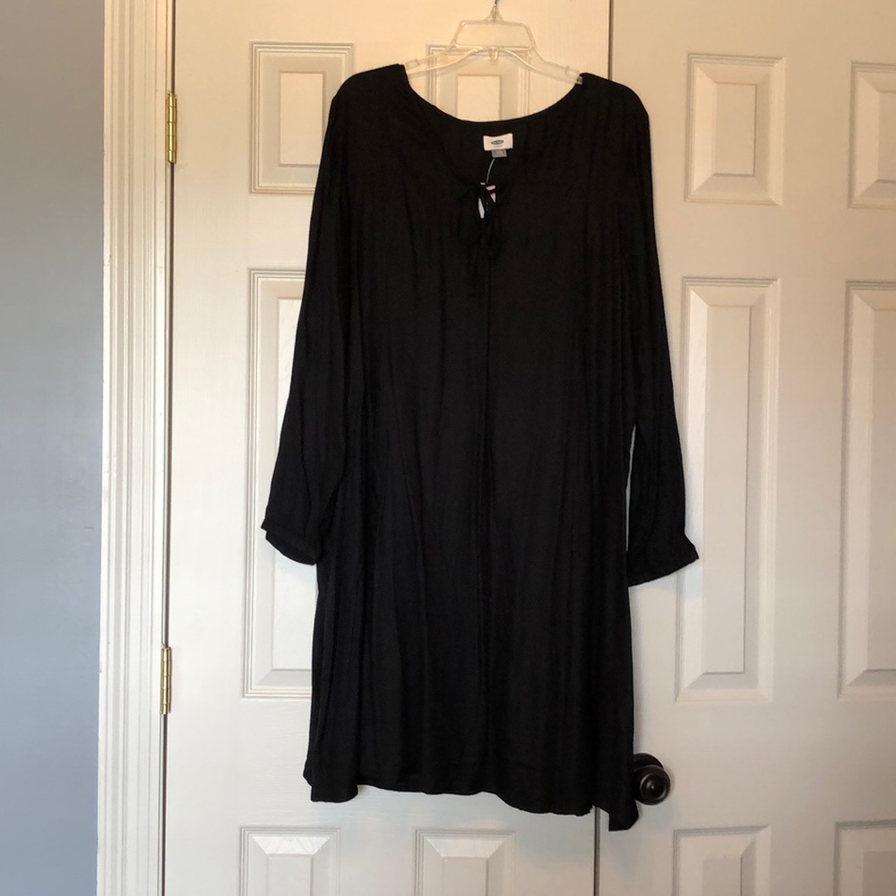 Black swing dress